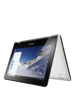 Lenovo Yoga300 Intel&Reg; Celeron&Reg; Processor 4Gb Ram 500Gb Hard Drive 11.6 Inch Touchscreen 2-In-1 Laptop - Laptop With Optional Microsoft Office 365